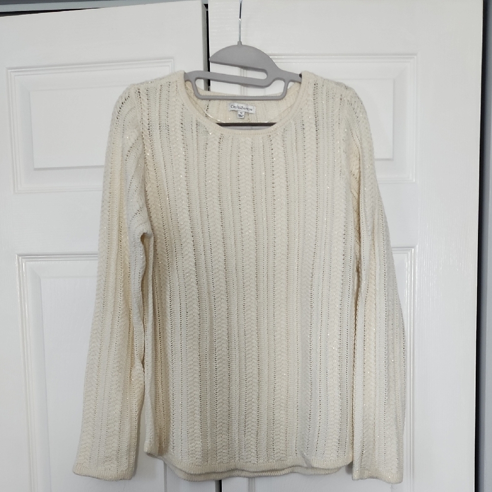 Croft & Barrow Women's Ivory Knit Sweater